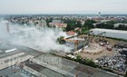 Rakodógép és papírhulladék égett egy szombathelyi telepen